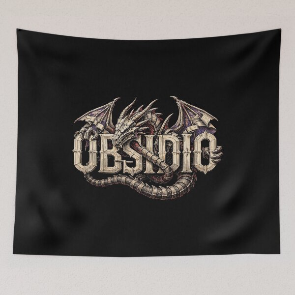 Item preview, Obsidio Dragon – Epic Dark Fantasy Dragon Art, Ancient Wyrm, Legendary Mythical Creature, Black Dragon Beast, Medieval RPG Artwork, Powerful Dragon Name, Dragon Lover Gift designed and sold by Typologystudios.