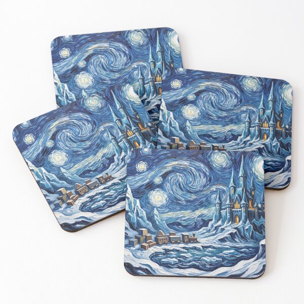 Item preview, Island Of Misfit Toys Starry Night Holiday Landscape designed and sold by Bad-Decisions-Designs.