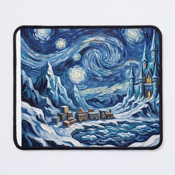 Item preview, Island Of Misfit Toys Starry Night Holiday Landscape designed and sold by Bad-Decisions-Designs.