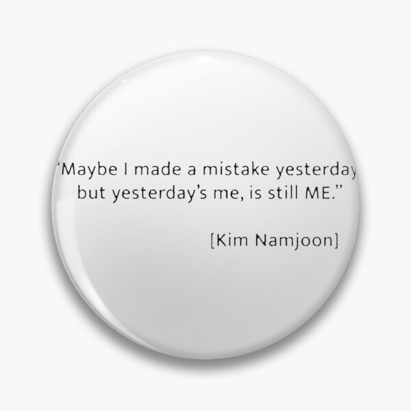 Item preview, Inspirational Kim Namjoon BTS Quote Typography Design designed and sold by AhsanSaleem760.