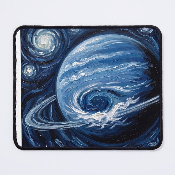 Item preview, Neptune Starry Night Space Landscape designed and sold by Bad-Decisions-Designs.