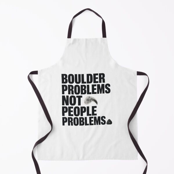 Item preview, Boulder Problems Not People Problems Funny Climbing Introvert Tee Sticker Gift designed and sold by sharifex.