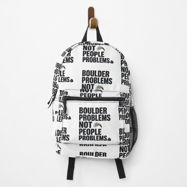 Item preview, Boulder Problems Not People Problems Funny Climbing Introvert Tee Sticker Gift designed and sold by sharifex.