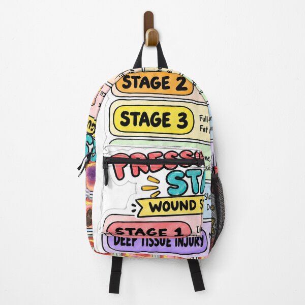 Item preview, Pressure Ulcer Stages Drawn Study Aid Nursing Student Sticker designed and sold by isokinetic.