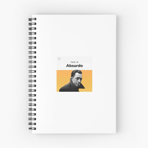 Item preview, camus playlist spotify - this is absurdo (orange background) designed and sold by WaltzOnVenus.