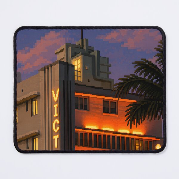 Item preview, Pixelated Hotel Feels Illustration Design designed and sold by Domo-Design.