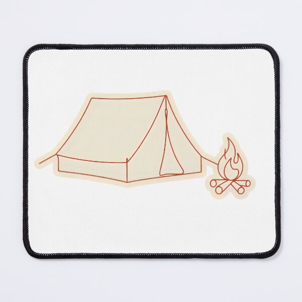 Item preview, Camping Tent and Campfire Outdoor Adventure Design designed and sold by KRStyleClub.