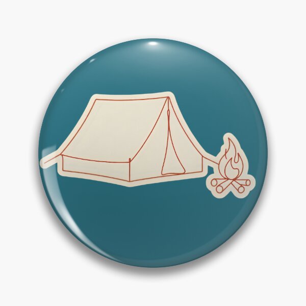 Item preview, Camping Tent and Campfire Outdoor Adventure Design designed and sold by KRStyleClub.
