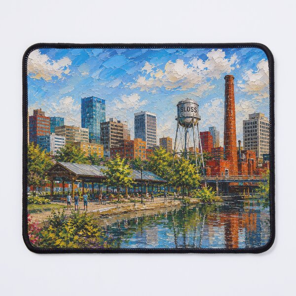 Item preview, Birmingham, Alabama Painting – Beautiful Place in the United States of America. designed and sold by GalleryKauffeld.