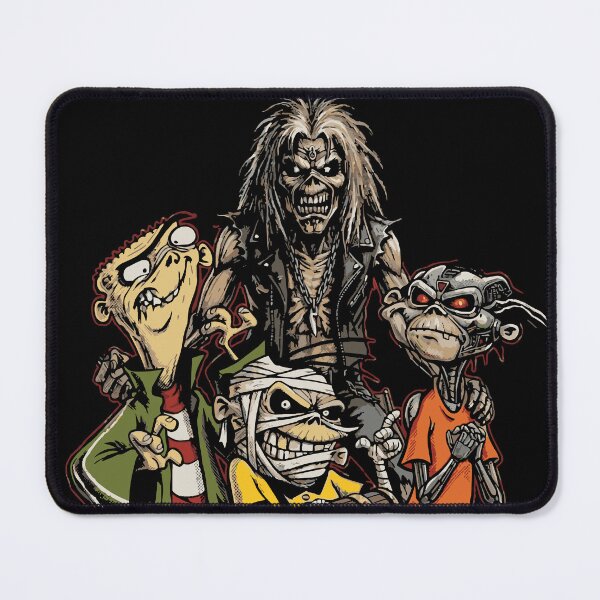Item preview, The Three Boys and the Metal Mascot - Heavy Metal Crossover Illustration designed and sold by moosesclub.