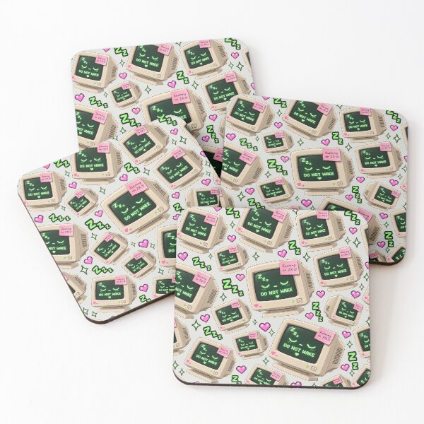 Item preview, Do Not Wake – Retro Sleeping Computer Y2K Design designed and sold by MetaModel Editions.
