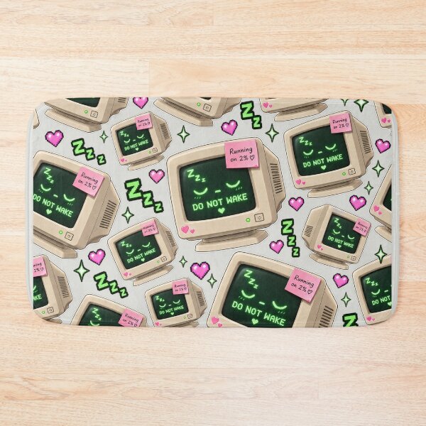 Item preview, Do Not Wake – Retro Sleeping Computer Y2K Design designed and sold by MetaModel Editions.