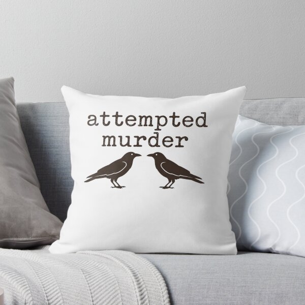 Item preview, Attempted Mur*der Crow Humor Bird Lover designed and sold by ZAbiriarto.