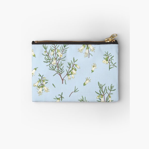 Item preview, Whispering Wildflower Shrub Pattern on Ice Blue designed and sold by Studio BC.