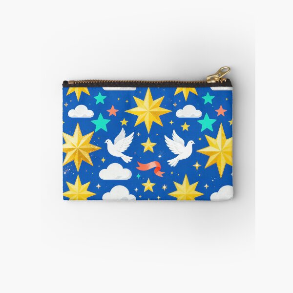 Item preview, Bright Celestial Christmas Star Dove Pattern designed and sold by Mimoshi ⭐⭐⭐⭐⭐.