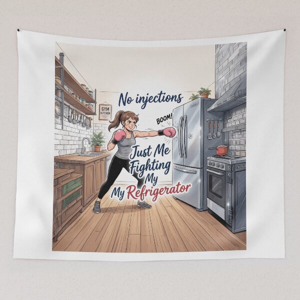 Item preview, Funny Tee No Injections Weight Loss designed and sold by Home Decor Art.