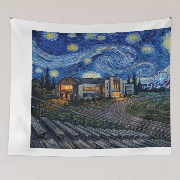 Item preview, Rydell High School Starry Night Musical Landscape designed and sold by Bad-Decisions-Designs.