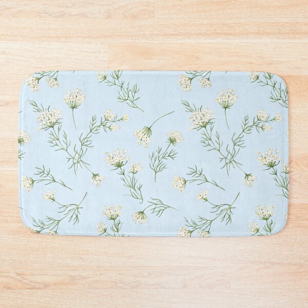 Item preview, Minimalist Cream Wildflower Sprigs Repeating Pattern designed and sold by Studio BC.