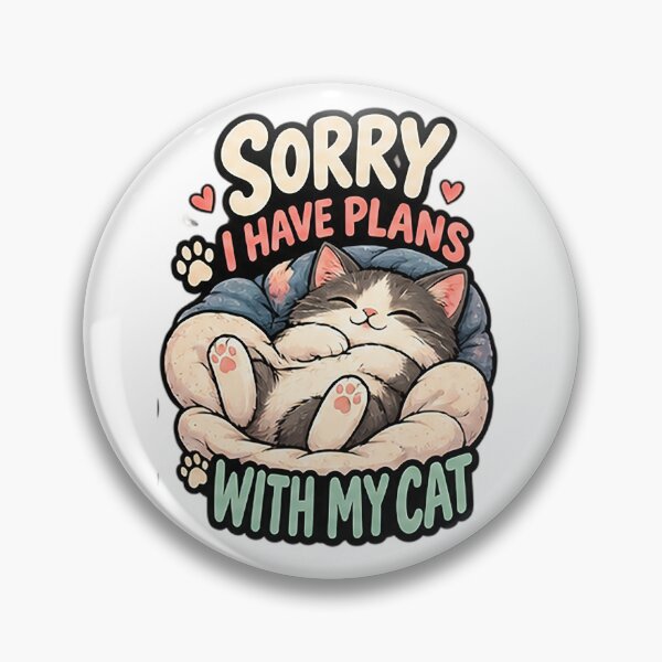 Item preview, Sorry I Have Plans With My Cat | Funny Introvert Cat Shirt designed and sold by Sara-Ai.