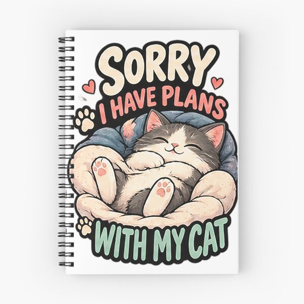 Item preview, Sorry I Have Plans With My Cat | Funny Introvert Cat Shirt designed and sold by Sara-Ai.