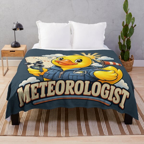 Item preview, Meteorologist Rubber Duck Weather Character designed and sold by BROHLine Studio.