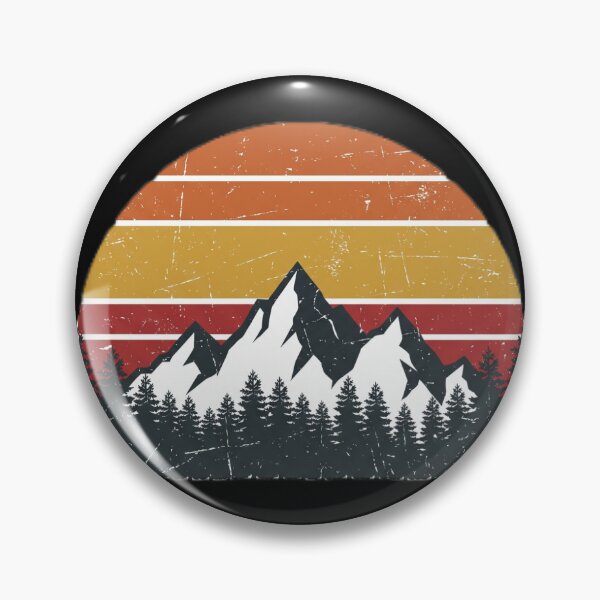 Item preview, Retro Mountain Sunset Vintage Wilderness Graphic designed and sold by FRXSY.