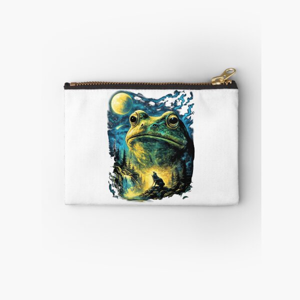 Item preview, Cosmic Frog and Howling Wolf Fantasy Night Sky designed and sold by HUTEND.