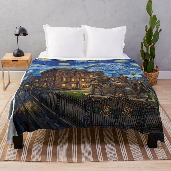 Item preview, Avengers Mansion Starry Night Comic Book Landscape designed and sold by Bad-Decisions-Designs.