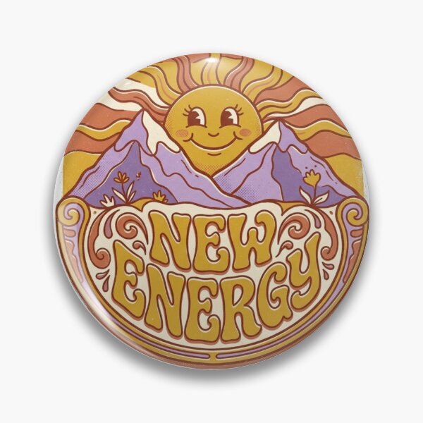 Item preview, New Energy Groovy Retro 70s Sun Mountain Art designed and sold by Sanan Israyilli.