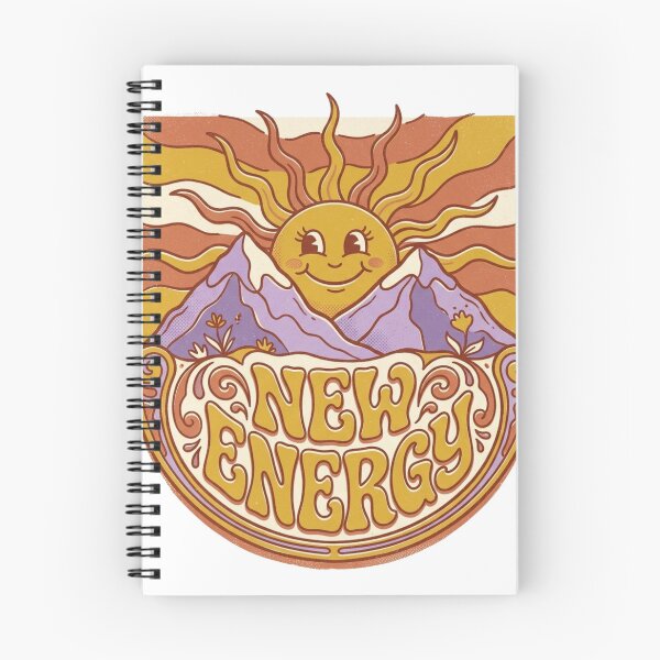 Item preview, New Energy Groovy Retro 70s Sun Mountain Art designed and sold by Sanan Israyilli.