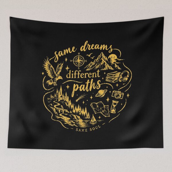 Item preview, Same Dreams Different Paths Vintage Adventure Design designed and sold by ustylelab.