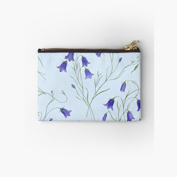 Item preview, Whimsical Bluebell Droplets & Tendril Wildflower Pattern designed and sold by Studio BC.