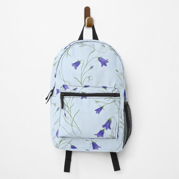 Item preview, Whimsical Bluebell Droplets & Tendril Wildflower Pattern designed and sold by Studio BC.