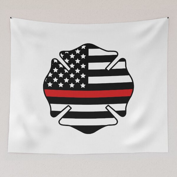 Item preview, Firefighter Badge American Flag Fire Department Gift designed and sold by Urlan.