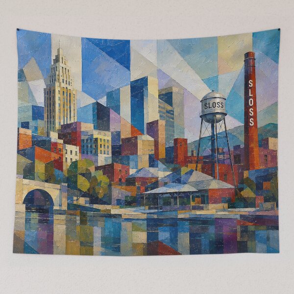 Item preview, Birmingham, Alabama illustration – Beautiful City in the United States of America. designed and sold by GalleryKauffeld.