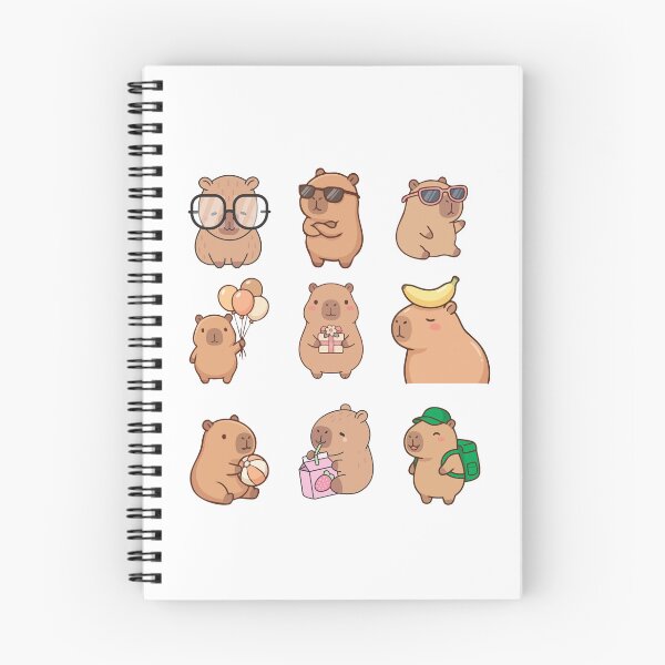 Item preview, Chibi Kawaii Capybara Cute Illustration designed and sold by Amazing Design Store.
