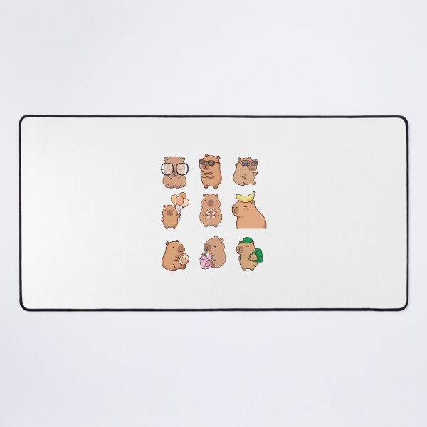 Item preview, Chibi Kawaii Capybara Cute Illustration designed and sold by Amazing Design Store.