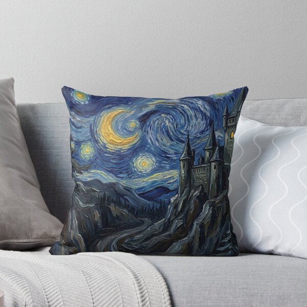 Item preview, Castle Dracula Starry Night Horror Landscape designed and sold by Bad-Decisions-Designs.