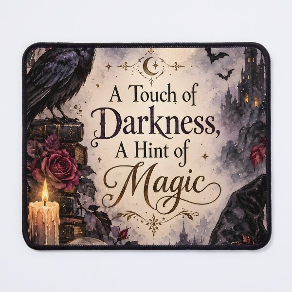 Item preview, A Touch of Darkness, A Hint of Magic – Gothic Raven Moon Halloween Art designed and sold by blankTeeShirt.