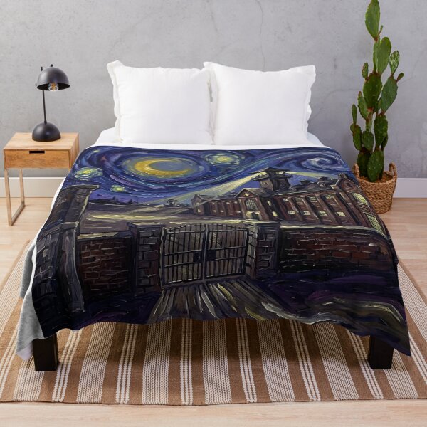 Item preview, Cold Mountain Penitentiary Starry Night Cinematic Landscape designed and sold by Bad-Decisions-Designs.