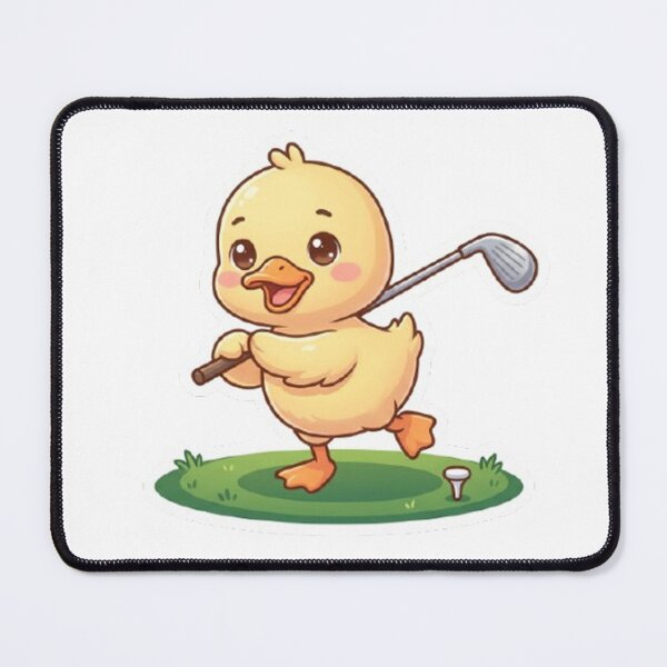 Item preview, Cute Duck Playing Golf  designed and sold by sanawnaw154.