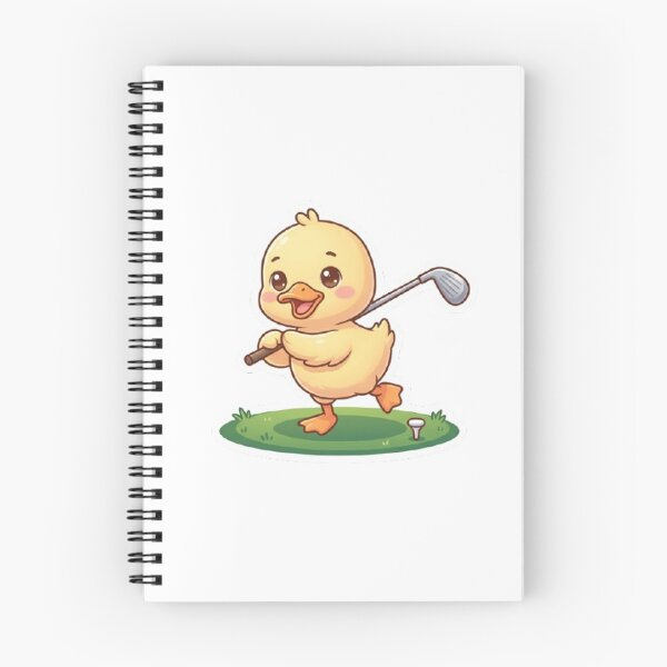 Item preview, Cute Duck Playing Golf  designed and sold by sanawnaw154.