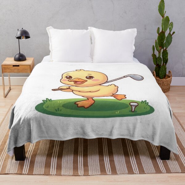 Item preview, Cute Duck Playing Golf  designed and sold by sanawnaw154.