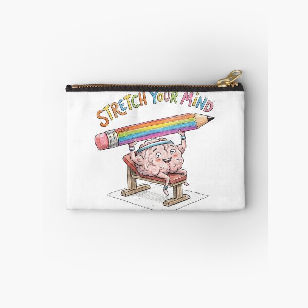 Item preview, Stretch Your Mind Brain Lifting Rainbow Pencil Art designed and sold by Sanan Israyilli.
