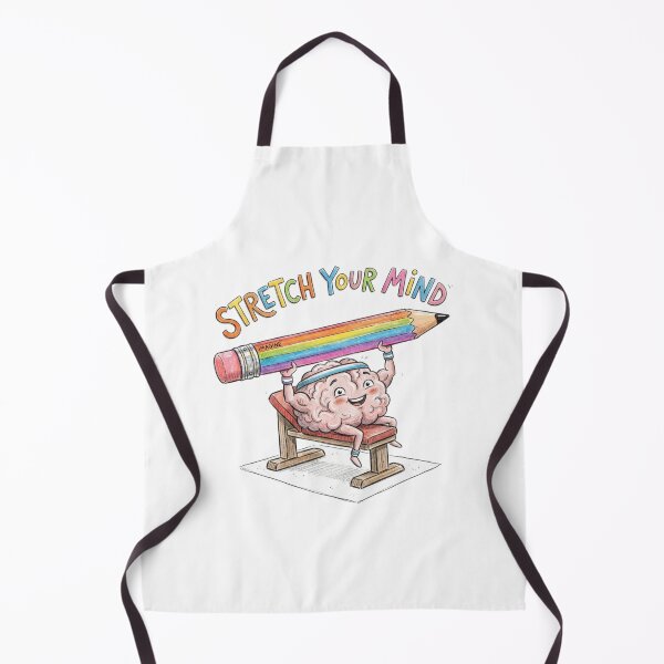 Item preview, Stretch Your Mind Brain Lifting Rainbow Pencil Art designed and sold by Sanan Israyilli.