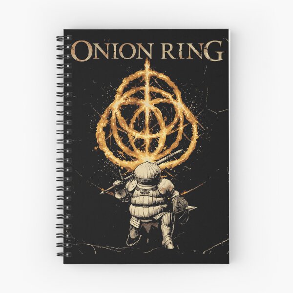 Item preview, Onion Knight and the Golden Rings - Dark Fantasy Parody Illustration designed and sold by moosesclub.