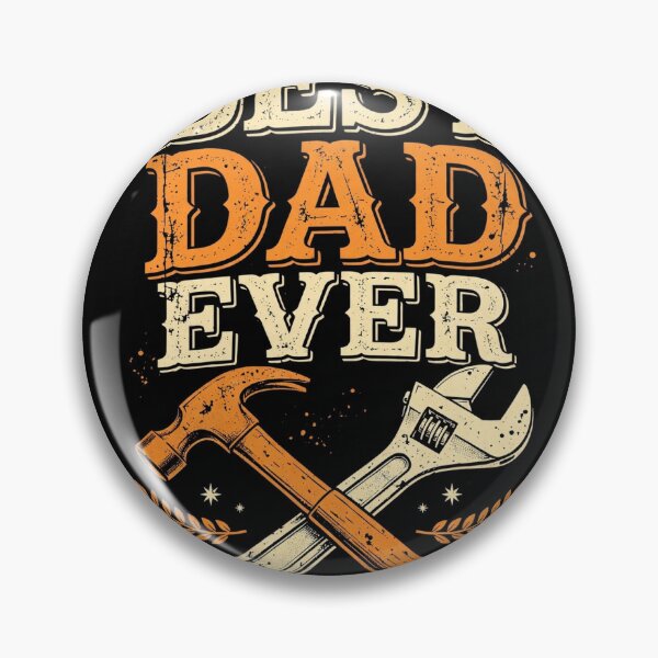 Item preview, Best Dad Ever Vintage Tool Badge T-Shirt designed and sold by AdliUltra.