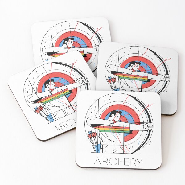 Item preview, Sticker - Decal - Modern Archery Illustration designed and sold by ForeverPrintsOK.