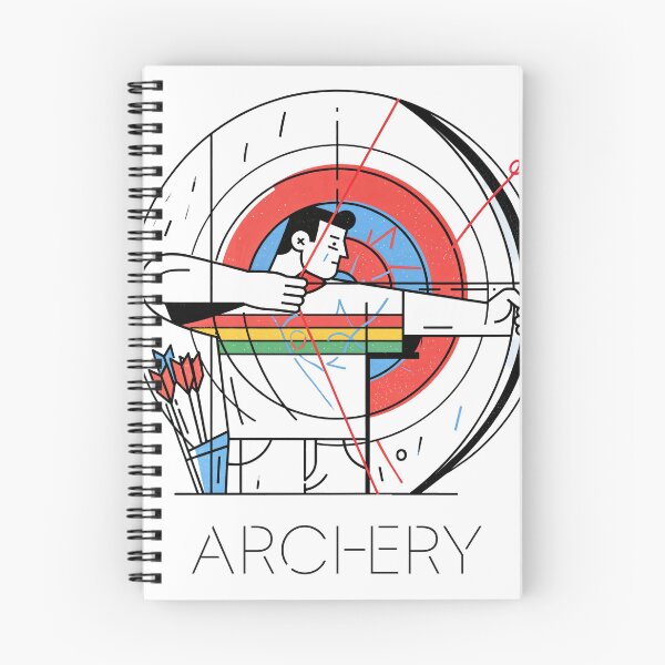 Item preview, Sticker - Decal - Modern Archery Illustration designed and sold by ForeverPrintsOK.