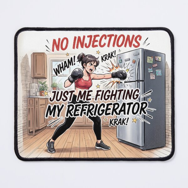 Item preview, Funny Tee No Injections Weight Loss designed and sold by Home Decor Art.